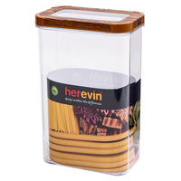 Контейнер пл. HEREVIN WOOD Transparent Lid 2.5 л (161208-003)