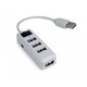 Концентратор USB2.0 Gembird UHB-U2P4-21 White 4хUSB2.0