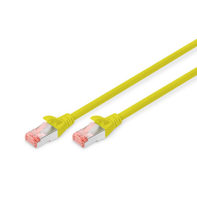 Патч-корд DIGITUS CAT 6 S-FTP, 2м, AWG 27/7, LSZH, жовтий