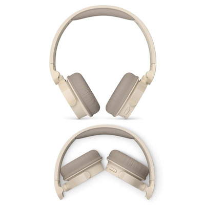 Навушники On-ear Philips TAH3209 BT 5.3, Wireless, Mic, Бежевий