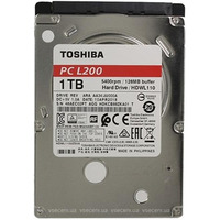 Накопичувач HDD 2.5" SATA 1.0TB Toshiba L200 5400rpm 128MB (HDWL110)_Refurbished