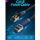 Патч-корд Vention CAT 8 SFTP Ethernet, 3 m, Black (IKABI)