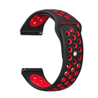 Ремешок BeCover Nike Style для Samsung Galaxy Watch 46mm/Watch 3 45mm/Gear S3 Classic/Gear S3 Frontier Black-Red (705785)