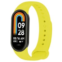 Силиконовый ремешок BeCover для Xiaomi Mi Smart Band 8 Yellow (709399)