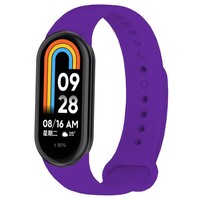 Силиконовый ремешок BeCover для Xiaomi Mi Smart Band 8 Dark Purple (709382)