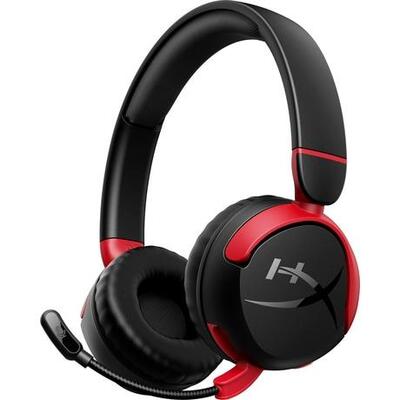 Гарнітура ігрова HyperX Cloud Mini, mini-jack/BT, 1.2м, чорний-червоний