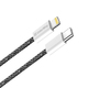 Кабель ColorWay Lightning + USB Type-C (M/M), 3.0 А, 1 м, Black (CW-CBPDCL061-BK)