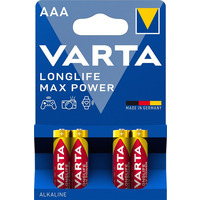 Батарейка Varta Longlife Max Power лужна AAA блістер, 4 шт