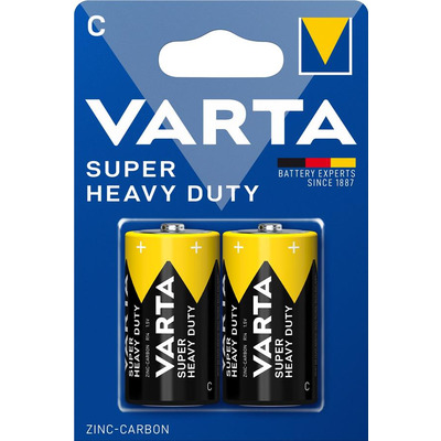 Батарейка Varta Super Heavy Duty вугільно-цинкова C BLI 2  блістер, 2 шт