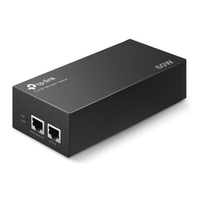 Інжектор PoE TP-LINK POE170S 1xGE, 1xGE PoE, 60Вт