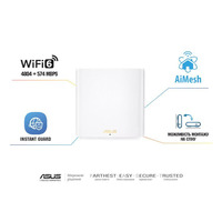 Система WiFi-Mesh ASUS ZenWiFi XD6S 1xGE LAN, 1xGE WAN, 2 мод