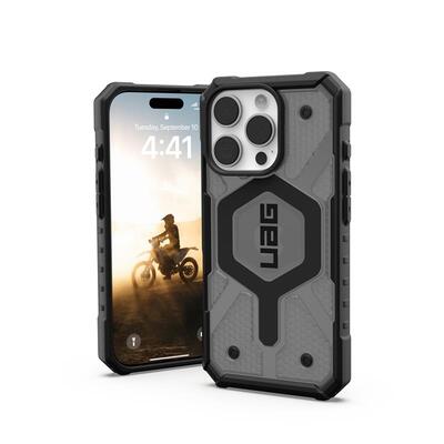 Чохол UAG для iPhone 16 Pro, Pathfinder Clear Magsafe, Ash