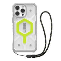 Чохол+ремінець UAG для iPhone 16 Pro, Pathfinder Clear Magsafe, Active Neon Lanyard