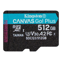 Карта пам'яті Kingston Canvas Go Plus 512Gb microSDXC (UHS-1 U3) class 10 A2 V30