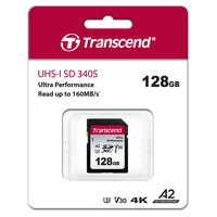 Карта пам'яті Transcend SD 128GB C10 UHS-I U3 A2 R160/W90MB/s 4K