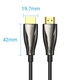 Кабель HDMI M - M,20.0 м, V2.0, Optical 4K 60Гц 18Gbps Dolby 7.1 PVC Black Zinc Alloy Vention