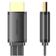 Кабель HDMI M - M, 2.0 м, V2.1, 8K 60Гц, плаский з обплетенням, Vention