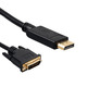 Кабель DisplayPort M - DVI-D 25 M, 1.8 м, чорний