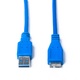 Кабель Prologix (PR-USB-P-12-30-3m) USB 3.0 AM/MicroBM, синий, 3м_бн