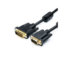 Кабель Atcom VGA - DVI (M/M), HD15M/DVI-I, 1.8 м, Black (16143)