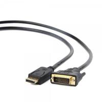 Кабель Cablexpert DisplayPort - DVI (М/М), 1.8 м, чорний (CC-DPM-DVIM-6)