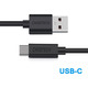 Кабель Choetech USB - USB Type-C (M/M), 2 м, Black (AC0003)