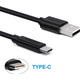 Кабель Choetech USB - USB Type-C (M/M), 2 м, Black (AC0003)