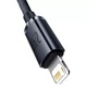 Кабель Baseus Crystal Shine USB-Lightning, 2.4A, 1.2м Blue (6932172602697)