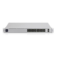 Коммутатор Ubiquiti UniFi USW-PRO-24 (24xGE, 2xSFP+, 1.3" touch LCM, L3)