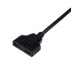 Кабель-розгалужувач Atcom HDMI - 2хHDMI (M/F), 0.1 м, Black (10901)