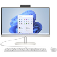 Моноблок 23.8" HP 24-cr0000ua AiO Ryzen 7 7730U/16Gb/SSD512Gb/WiFi/Cam/K&M/DOS/Shell White