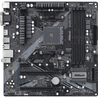 Материнська плата ASRock B450M Pro4 R2.0 (AM4/B450, 4*DDR4, 2xPCIex16, DVI-D/HDMI/VGA, 4xSATAІІІ, M.2, GLan, 8ch, mATX