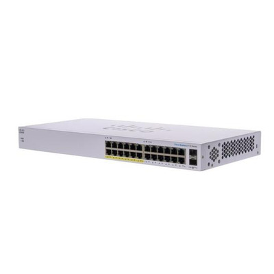 Комутатор Cisco CBS110 24xGE, 2x1G SFP Shared, Partial PoE, Unmanaged