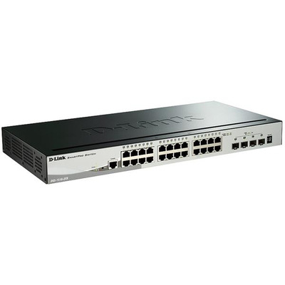 Комутатор D-Link DGS-1510-28X 24xGE, 4xSFP+, SmartPro