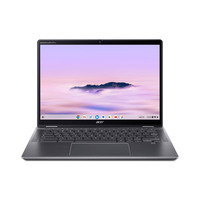 Ноутбук Acer Chromebook Plus Spin 514 CP514-4HN 14" WUXGA IPS Touch, Intel 3-100U, 8GB, F256GB, UMA, ChromeOS, сірий