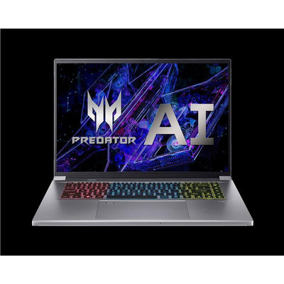 Ноутбук Acer Predator Triton Neo 16 PTN16-51 16" WQXGA, Intel U9-185H, 32GB, F1TB, NVD4060-8, Win11, сріблястий