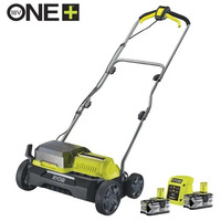 Аератор-скарифікатор акумуляторна Ryobi ONE+ RY18SFX35A-240 18В акб 2х4А·год 35см 55л 10кг