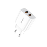 Мережевий зарядний пристрій Foneng EU45 Dual USB Charger (2USBх2.4A) White (EU45-CH-TC) + кабель USB Type C