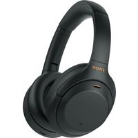 Навушники Over-ear Sony WH-1000XM4 BT 5.0, ANC, Hi-Res, AAC, LDAC, Wireless, Mic, Чорний