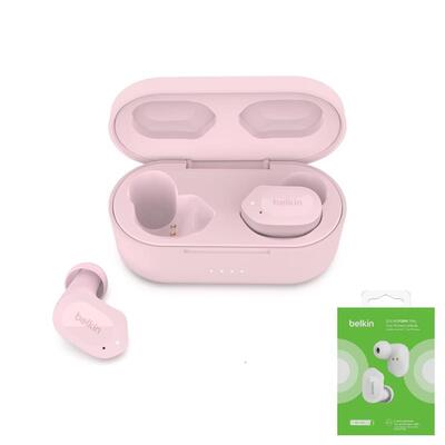 Навушники TWS Belkin Soundform Play True Wireless, рожевий