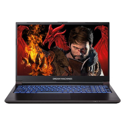 Ноутбук Dream Machines RG2050-15 15.6FHD IPS, Intel i5-13420H, 16GB, F512GB, NVD2050-4, DOS, черный