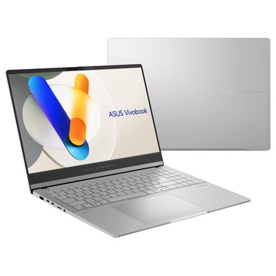 Ноутбук ASUS Vivobook S 15 M5506UA-MA055 15.6" 3K OLED, AMD R7-8845HS, 32GB, F1TB, UMA, noOS, Сріблястий