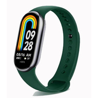 Силиконовый ремешок BeCover для Xiaomi Mi Smart Band 8 Dark Green (709384)