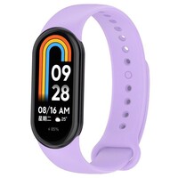 Силіконовий ремінець BeCover для Xiaomi Mi Smart Band 8 Light Purple (709405)