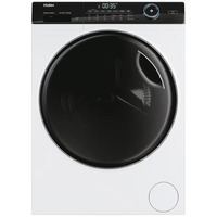 Пральна машина Haier Front, 8 кг, 1400, A +++, 44 см, дисплей, пара, інвертор, чорний люк, прямий привід, білий