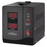 Стабилизатор NJOY Alvis 2000 (AVRL-20002AL-CS01B) AVR, 2 розетки