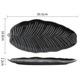 Блюдо Limited Edition LEAF BLACK / 30x16.8 см /овальне (B010751)