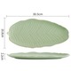 Блюдо Limited Edition LEAF GREEN GOLD / 30x16.8 см /овальне (B010789)