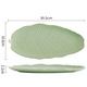 Блюдо Limited Edition LEAF GREEN GOLD / 30x16.8 см /овальне (B010789)