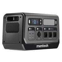 Зарядна станція Mentech BP2200 Balcony, 2200W, 2048Wh, LiFePo4 Black